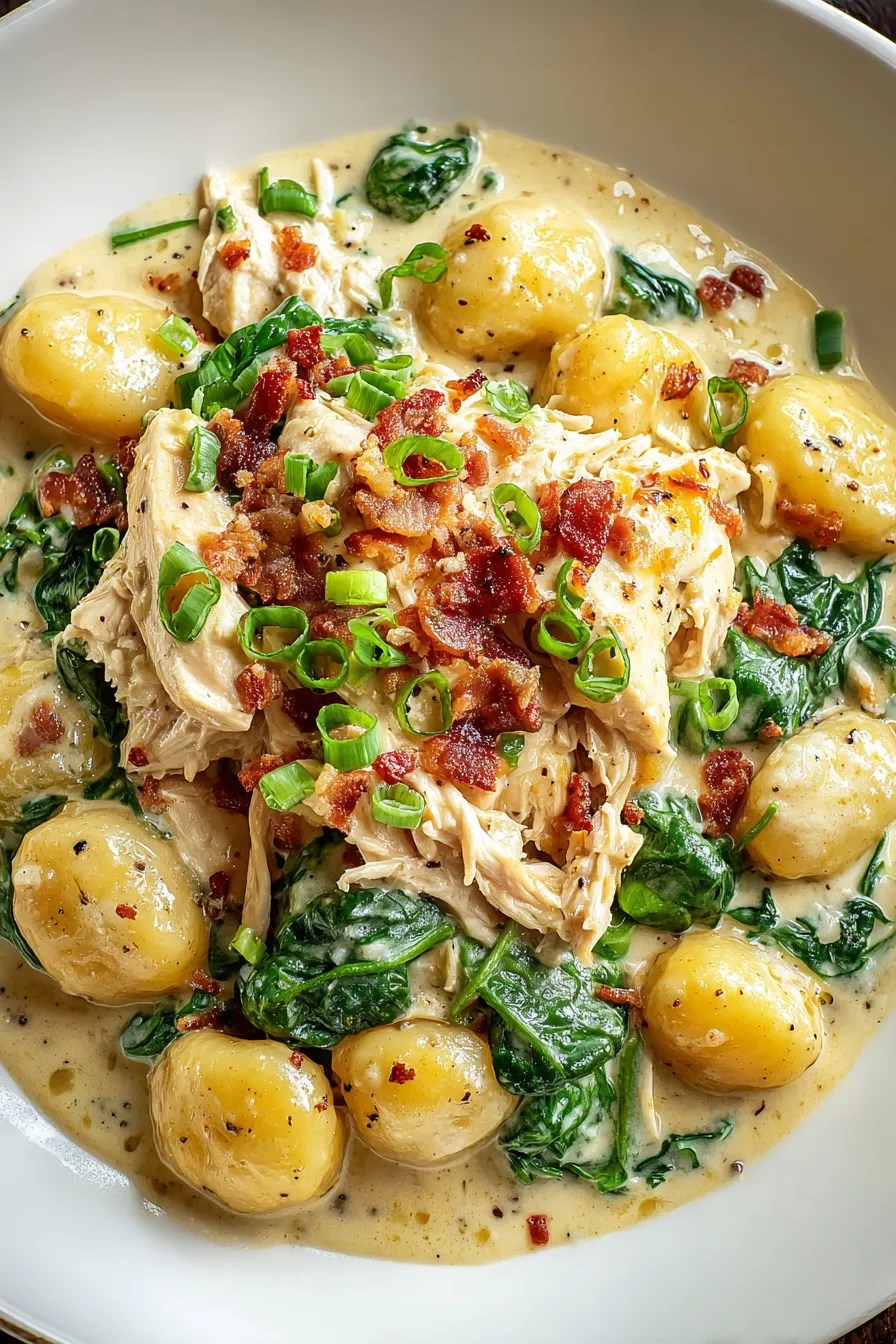 Creamy Crack Chicken Gnocchi – My Food Plans