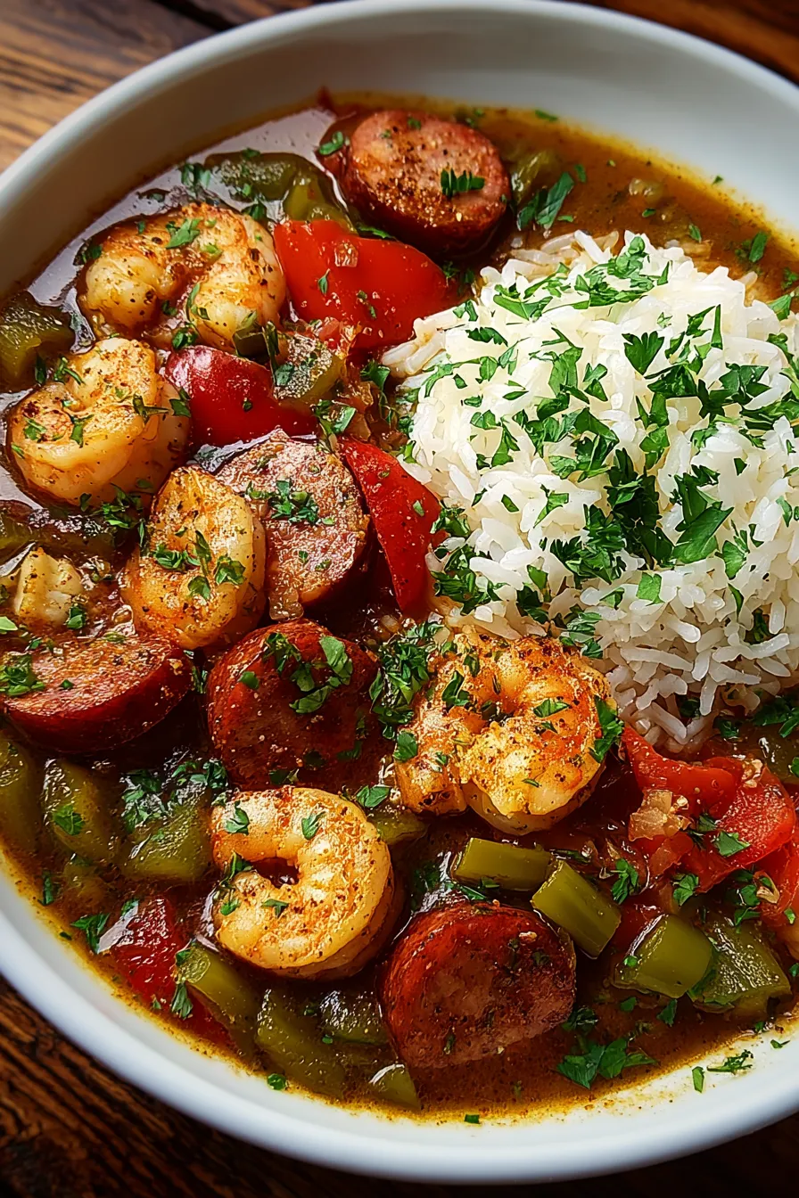 Shrimp and Sausage Gumbo – My Food Plans