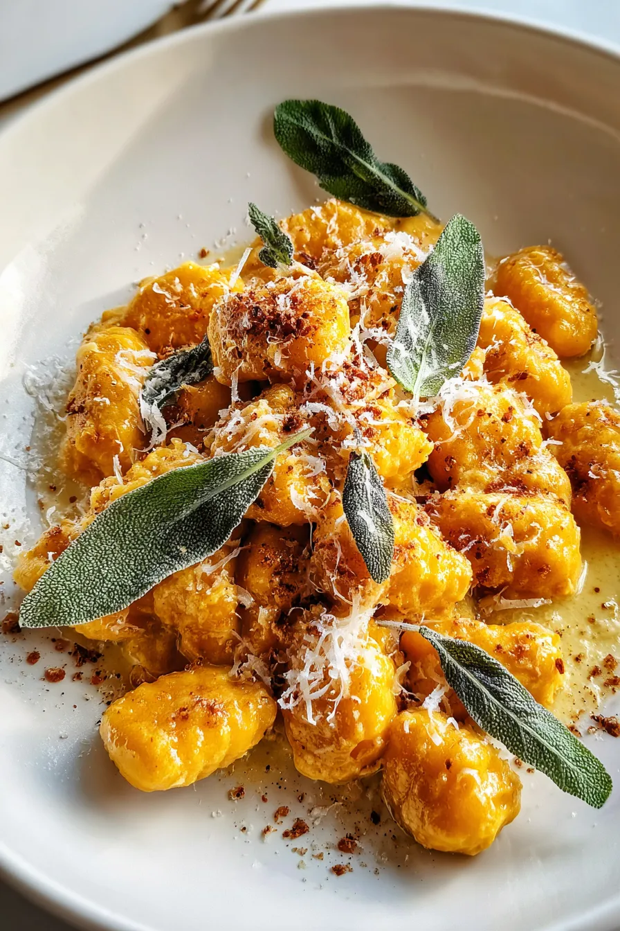 Creamy Pumpkin Gnocchi – My Food Plans