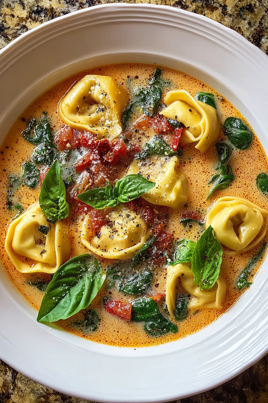 Creamy Tortellini Soup – My Food Plans
