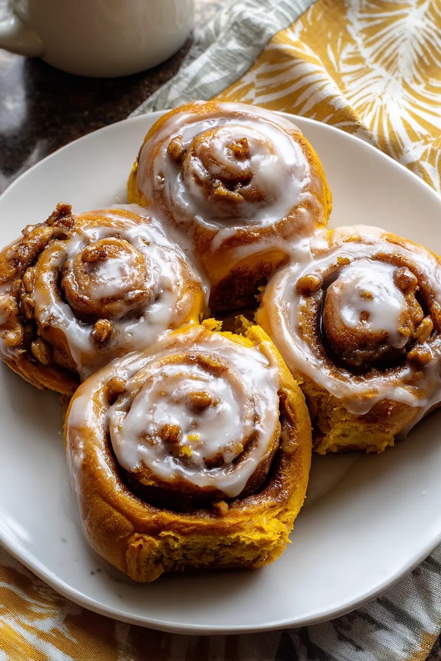 Pumpkin Cinnamon Rolls – My Food Plans
