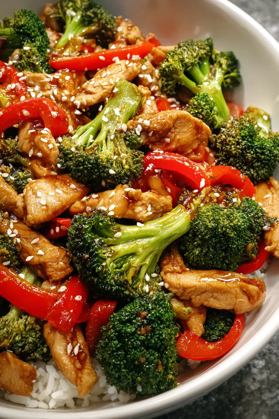 Healthy Chicken and Broccoli Stir-Fry – My Food Plans