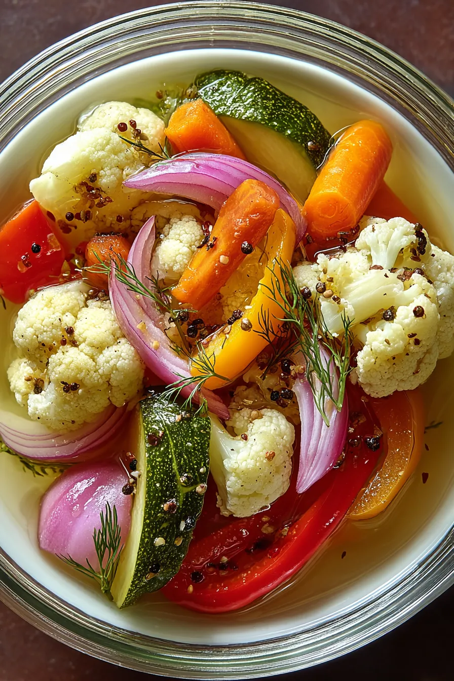 Homemade Refrigerator Pickled Vegetables – My Food Plans