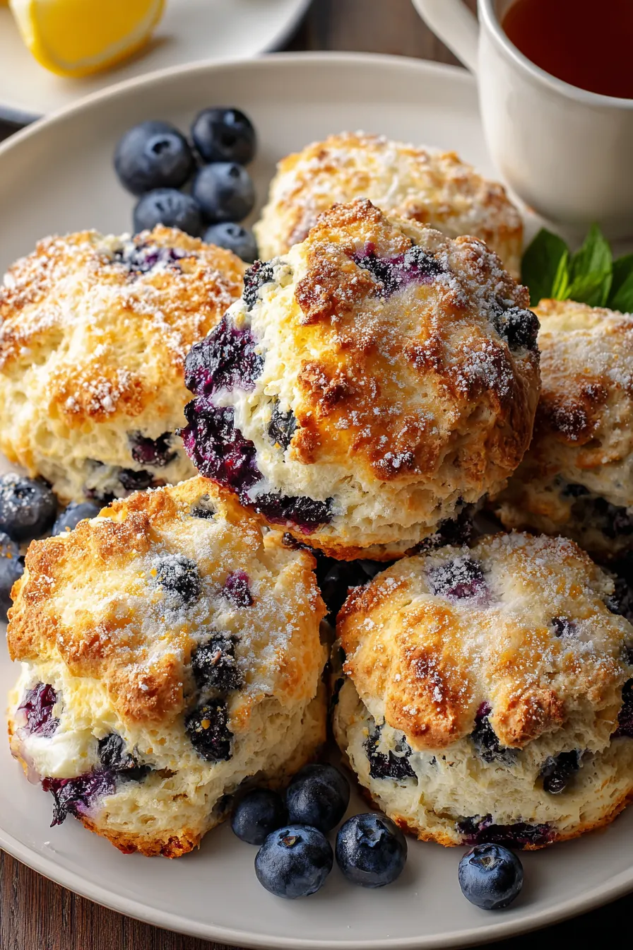 Fluffy Baked Blueberry Biscuits – My Food Plans