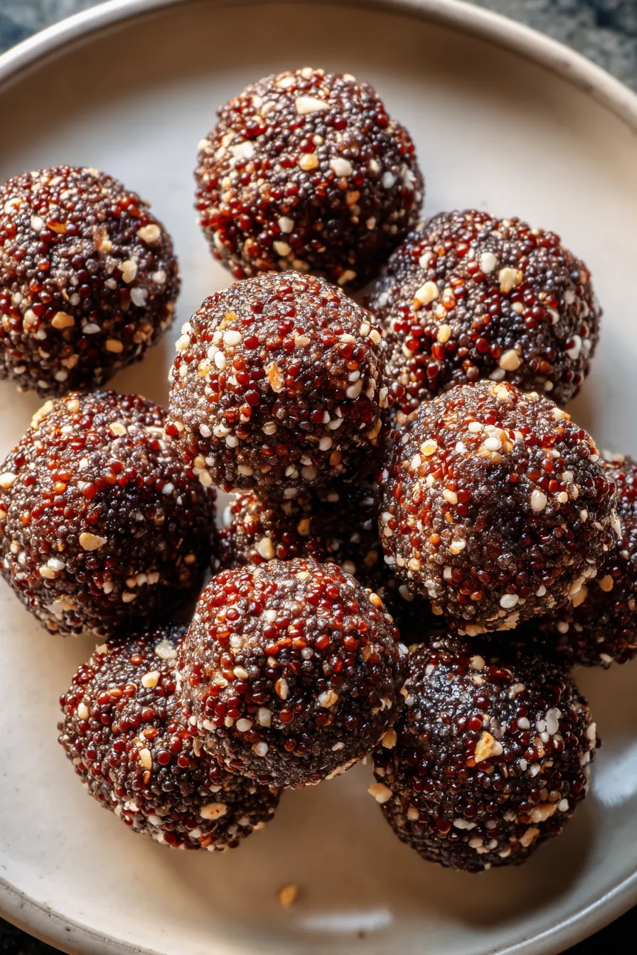 Dark Chocolate Quinoa Bites – My Food Plans