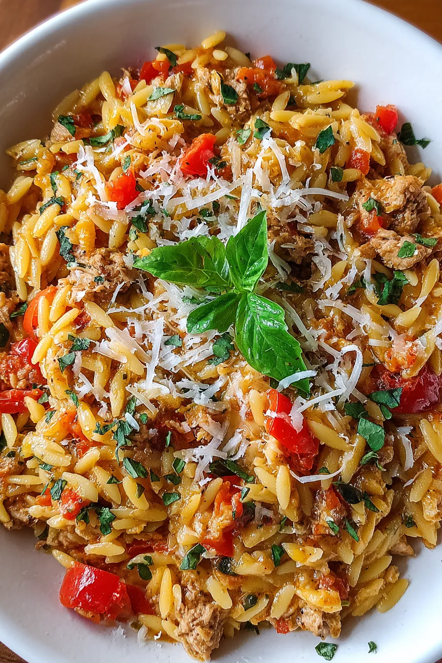 Ground Turkey and Orzo – My Food Plans