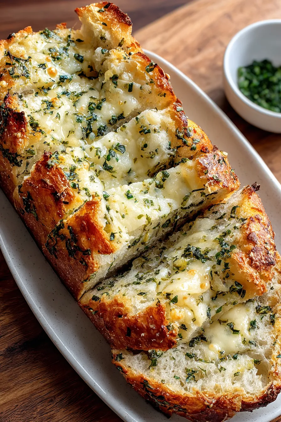 Garlic Herb Baked Cheese Bread – My Food Plans