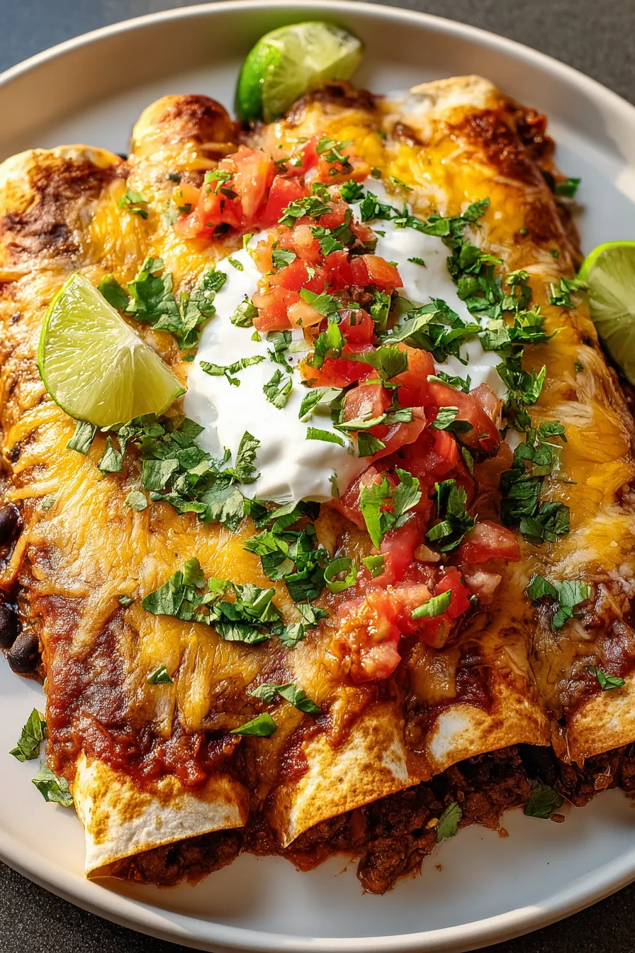 Ground Turkey Black Bean Enchiladas – My Food Plans