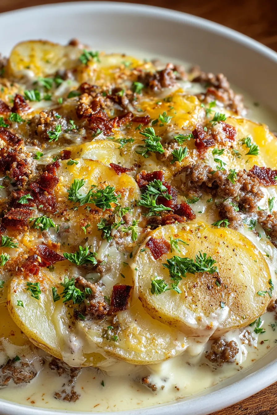 Creamy One-Pot Beef and Potato Casserole – My Food Plans