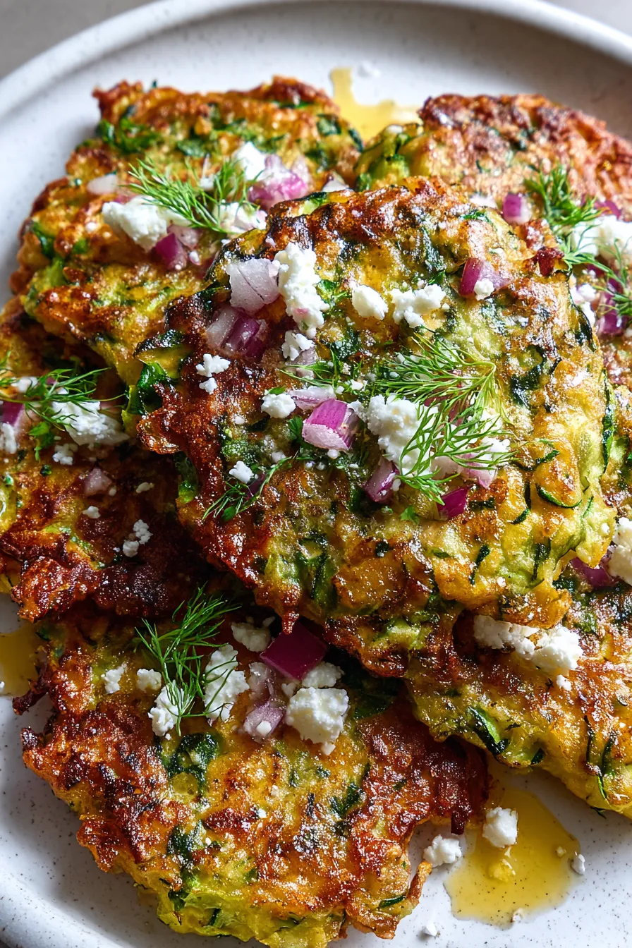 Crispy Mediterranean Zucchini Fritter – My Food Plans