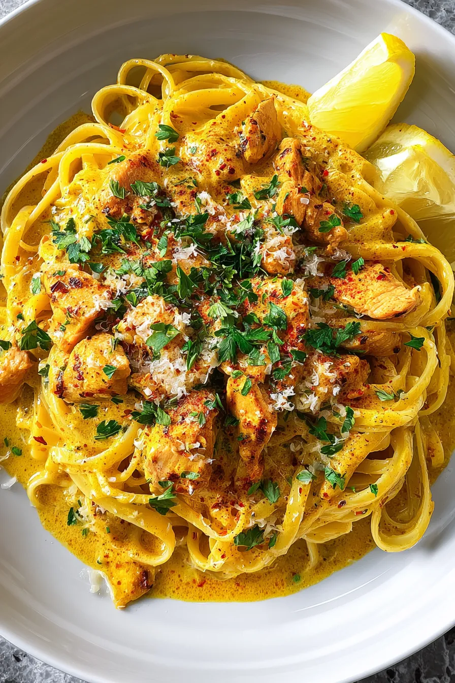 Cowboy Butter Chicken Linguine – My Food Plans