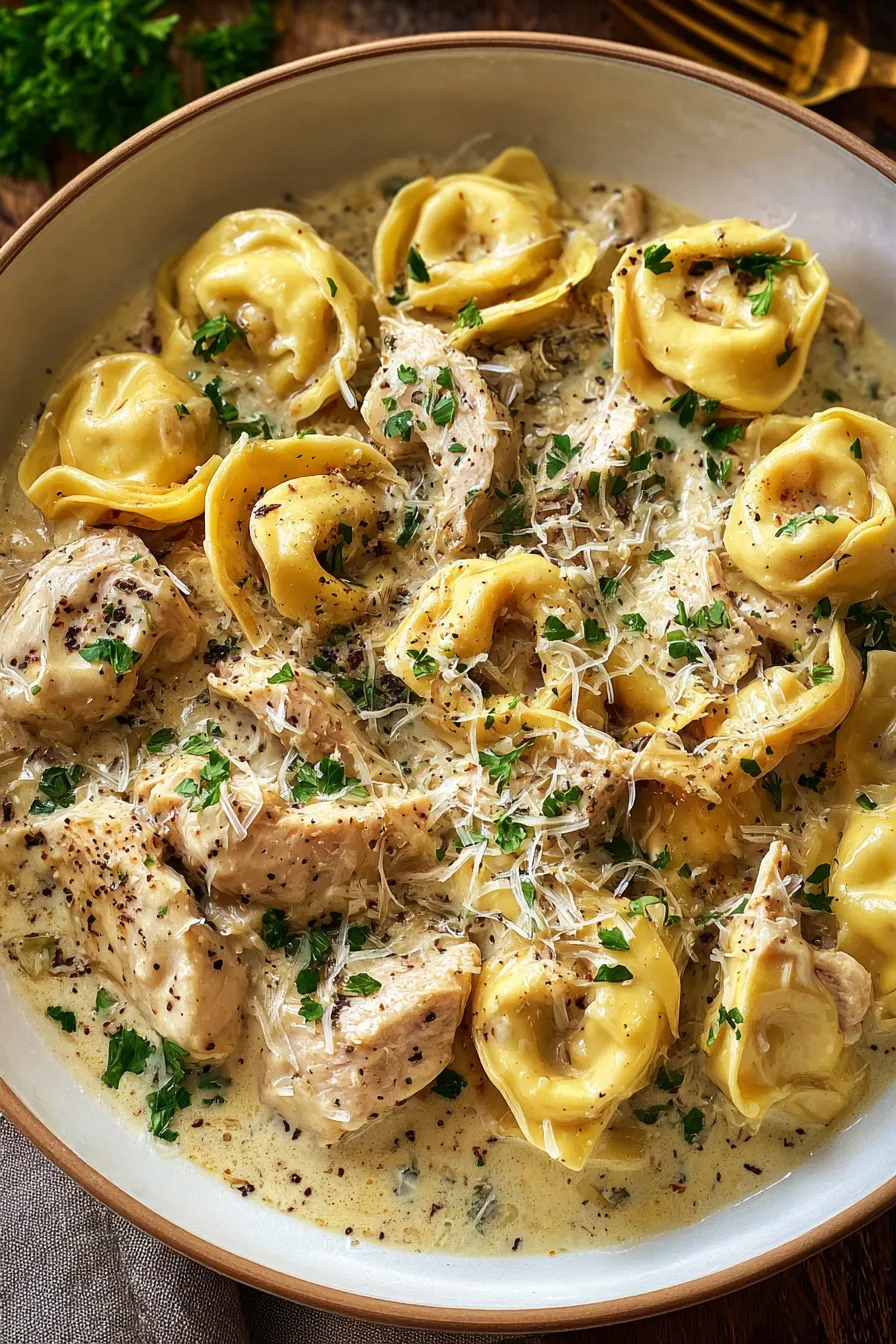 CrockPot Chicken Tortellini – My Food Plans