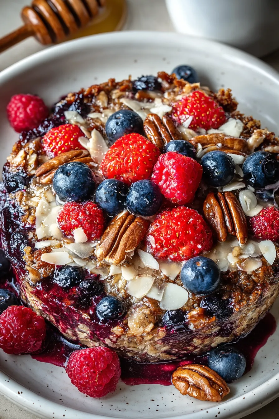 High Protein Triple Berry Bake – My Food Plans