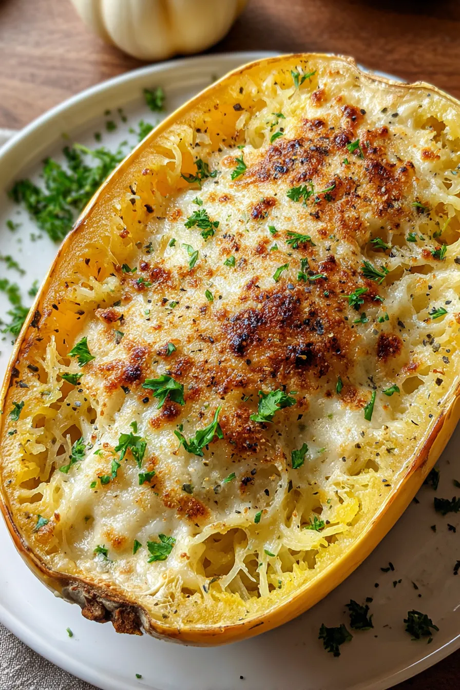 Spaghetti Squash Au Gratin – My Food Plans