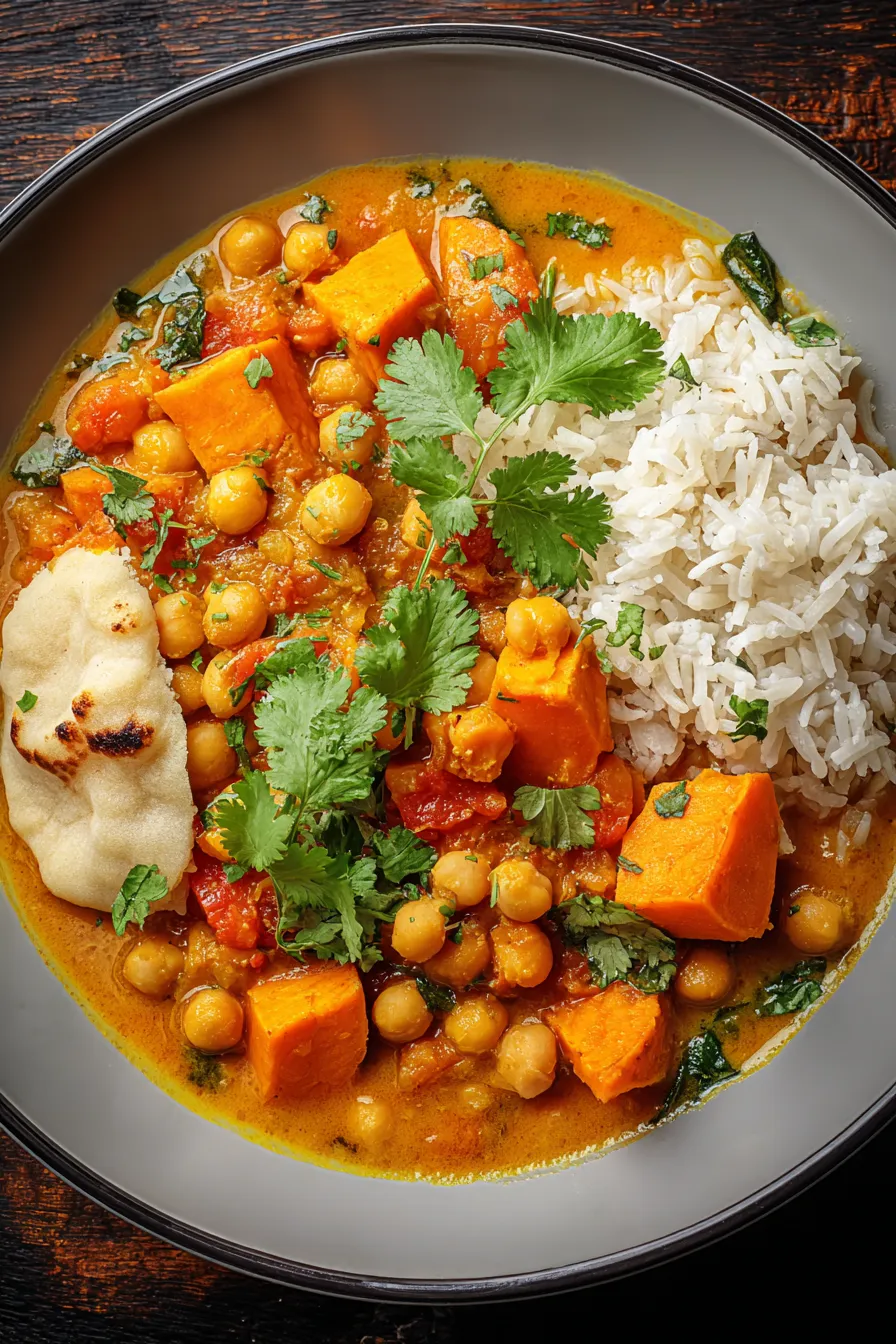 Sweet Potato and Chickpea Curry – My Food Plans