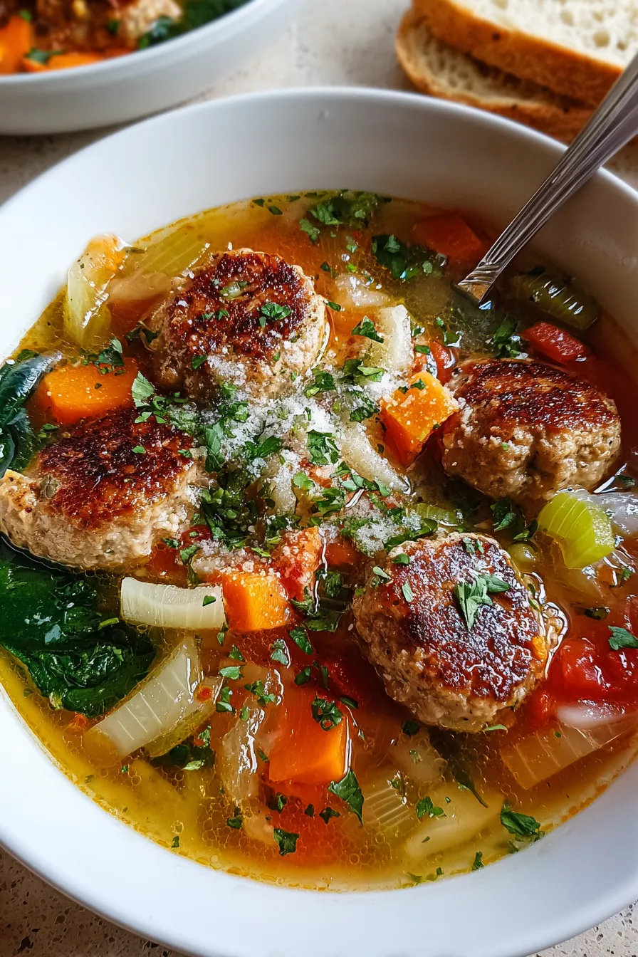 Turkey Meatball Soup – My Food Plans