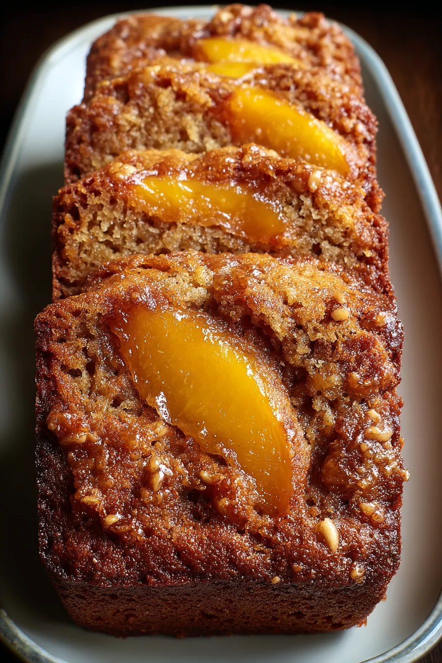 Warm Spiced Peach Bread – My Food Plans