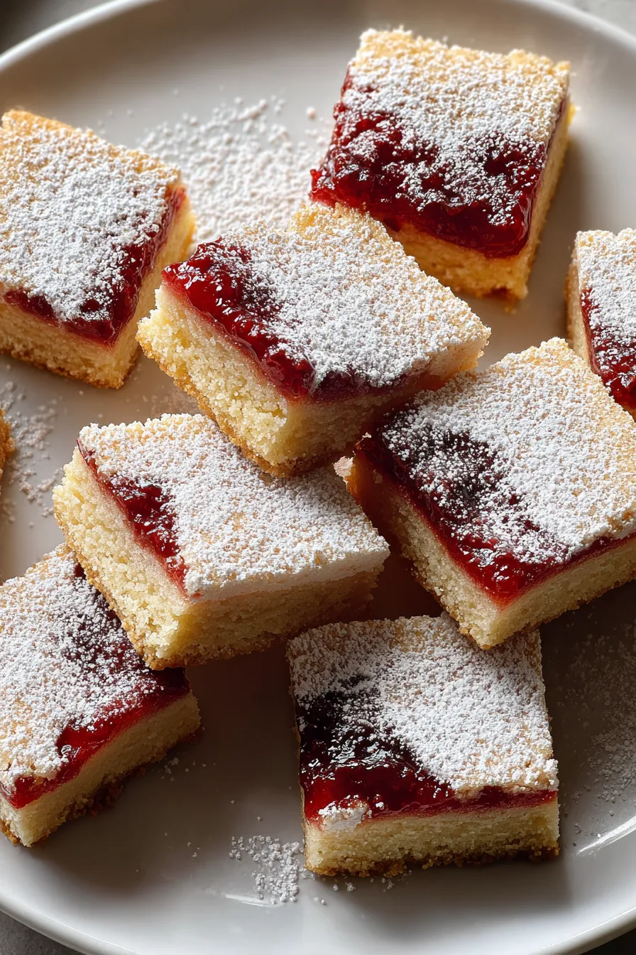 Jam Shortbread Bars – My Food Plans