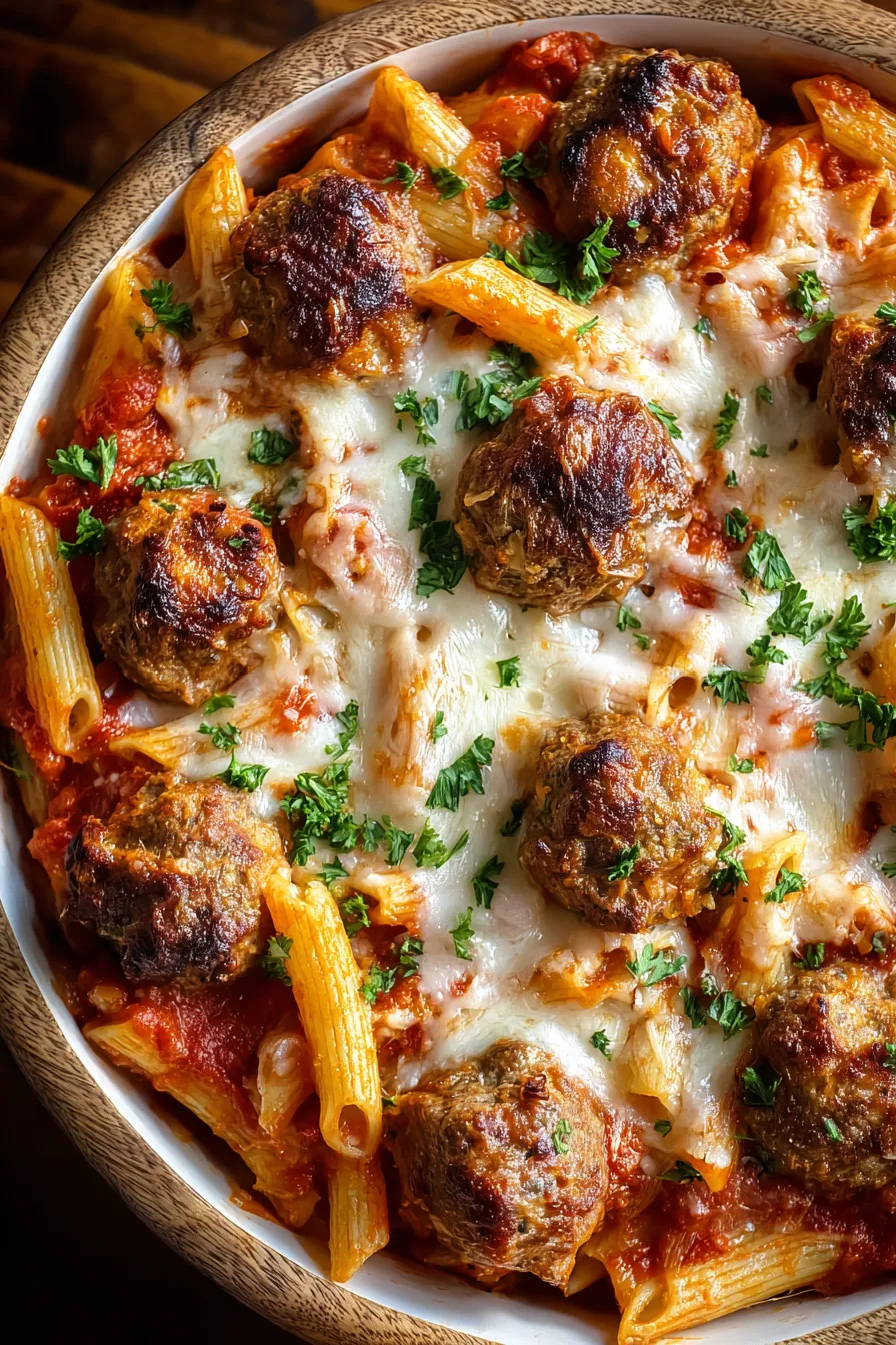 Dump-and-Bake Meatball Casserole – My Food Plans