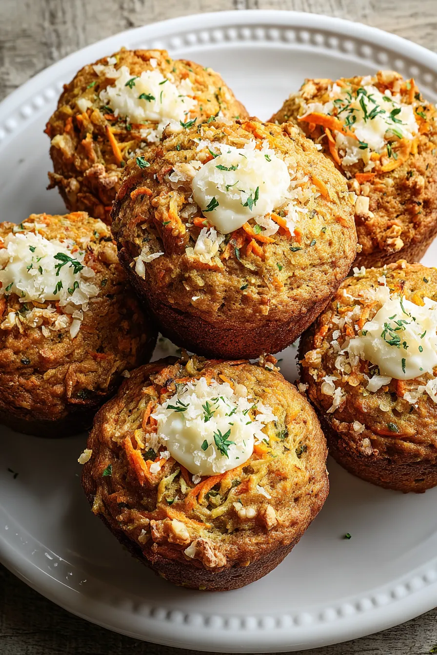Carrot Cake Zucchini Muffins – My Food Plans
