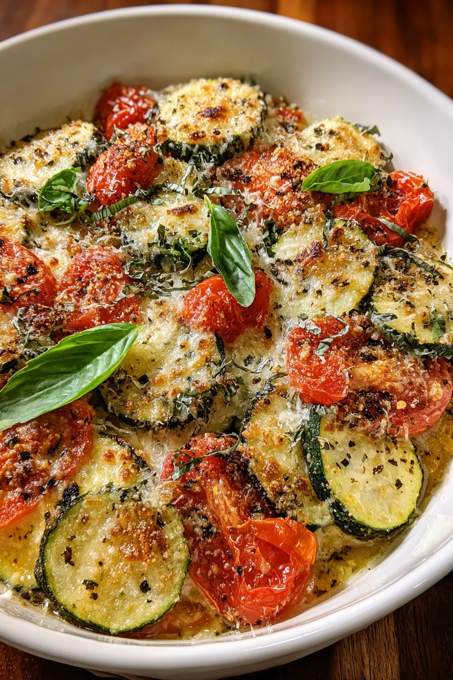 Parmesan Tomato Zucchini Bake – My Food Plans