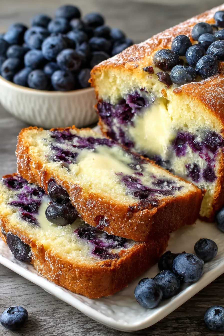 Blueberry Cream Cheese Bread – My Food Plans