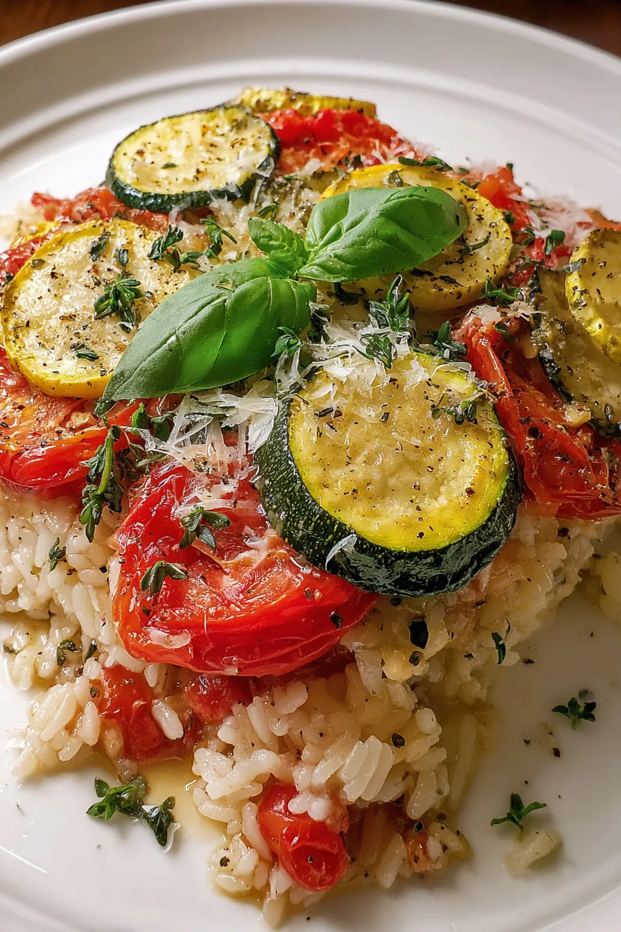 Savory Tomato Zucchini And Rice Casserole – My Food Plans