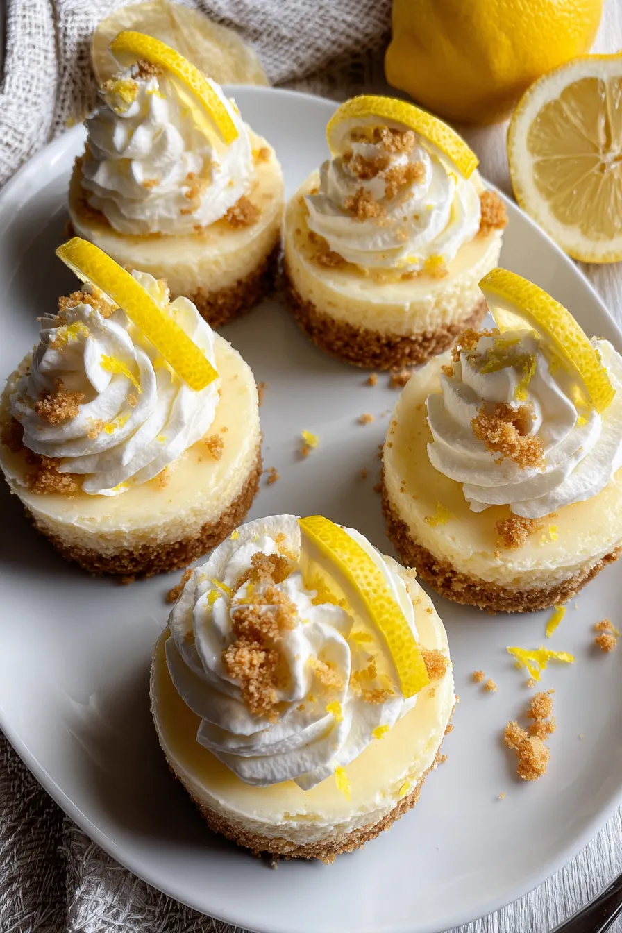 Mini Lemon Cheesecakes – My Food Plans
