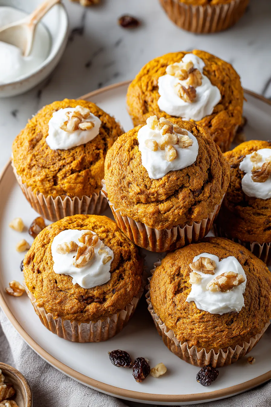 Healthy Greek Yogurt Pumpkin Muffins – My Food Plans