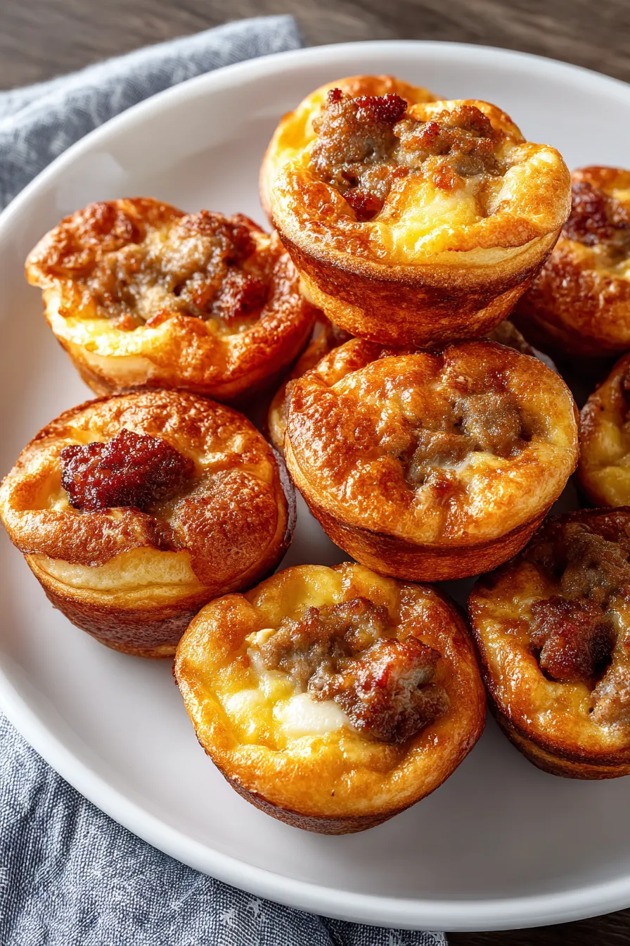 High-Protein Pancake Sausage Mini Muffins – My Food Plans