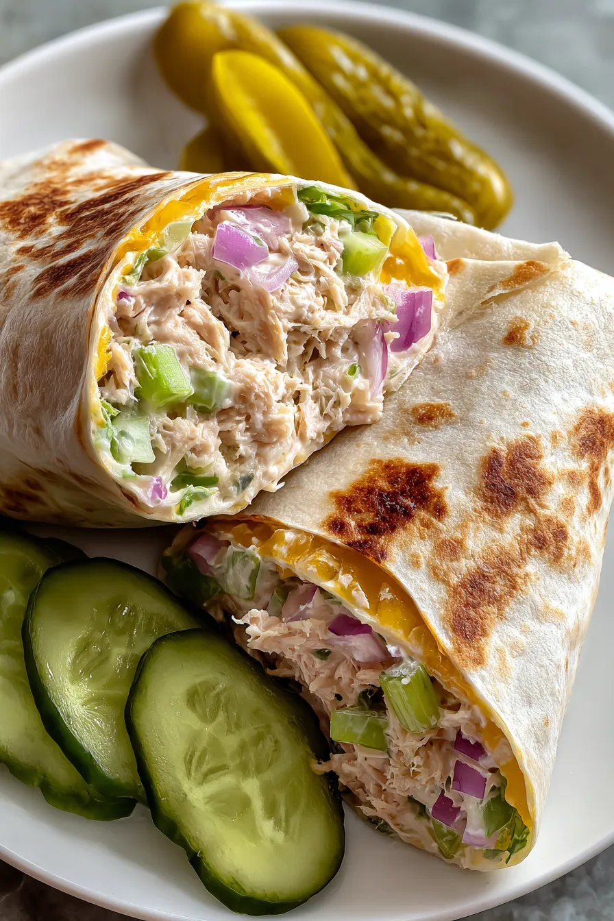 Tuna Melt Wrap – My Food Plans