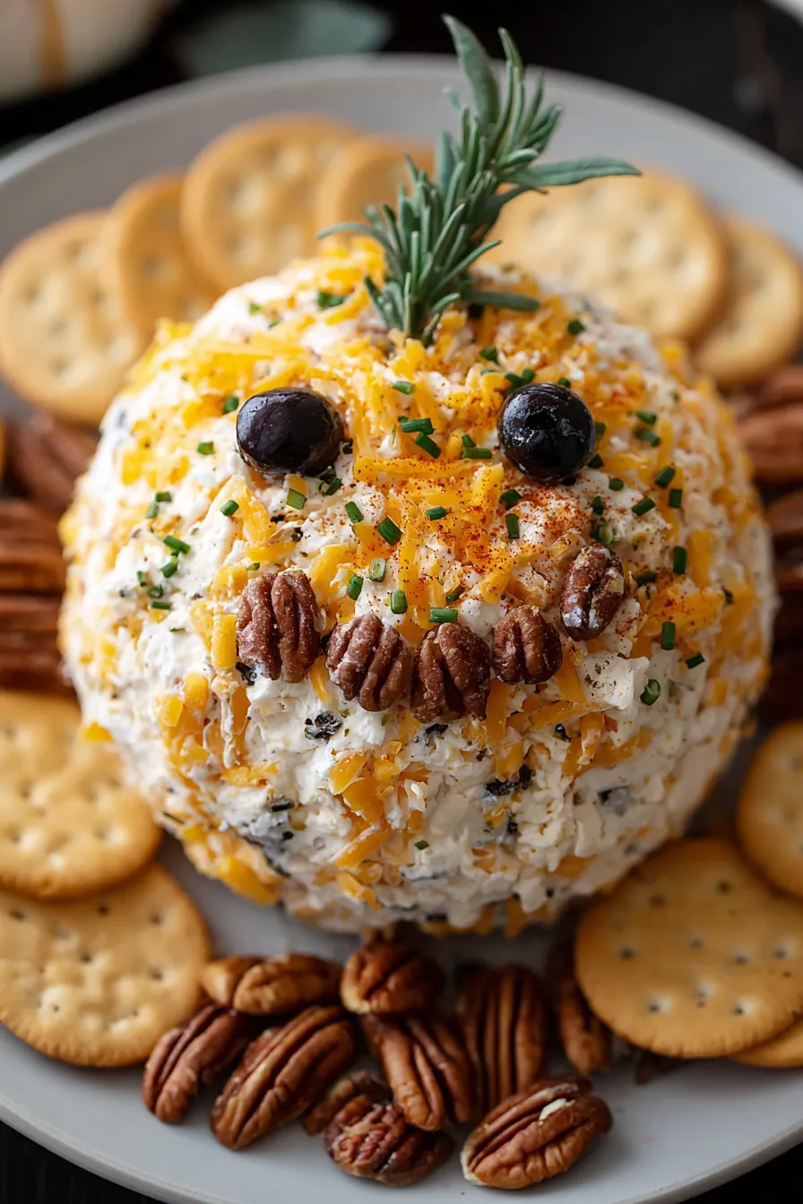 Skellington Cheese Ball Appetizer – My Food Plans