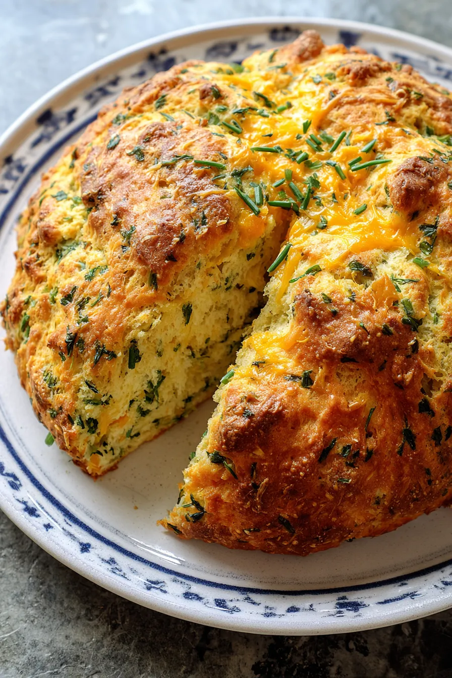 Cheddar and Herb Soda Bread – My Food Plans