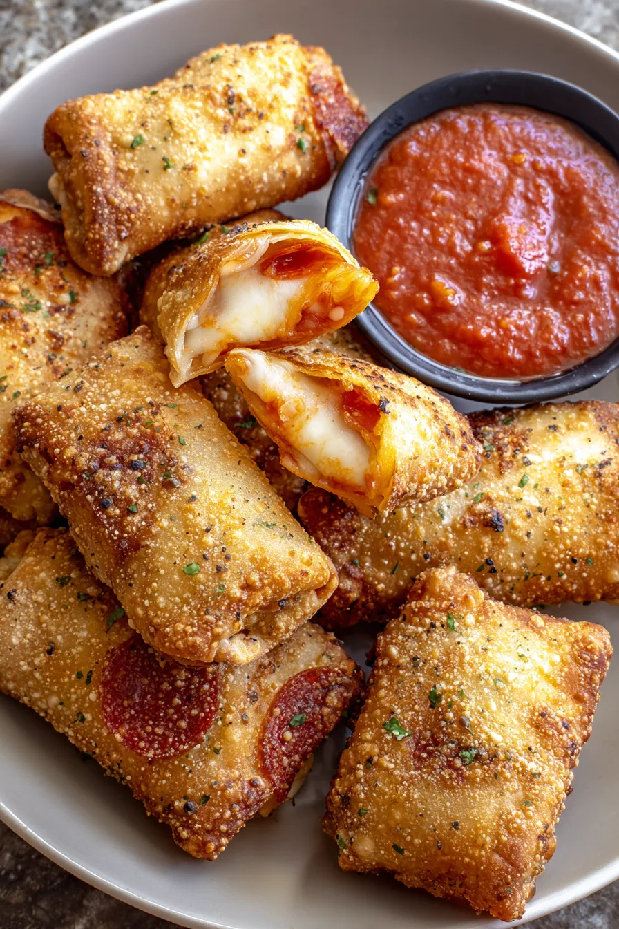 Crispy Air Fryer Pizza Rolls – My Food Plans