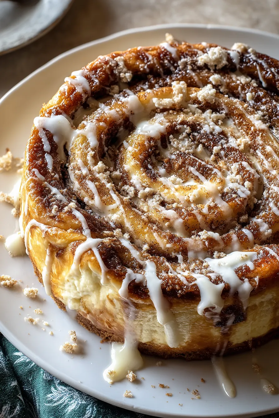 Cinnamon Roll Honeybun Cheesecake – My Food Plans