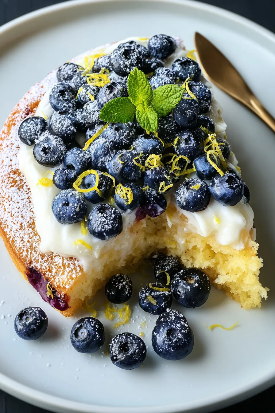 Blueberry Lemon Curd Cake – My Food Plans