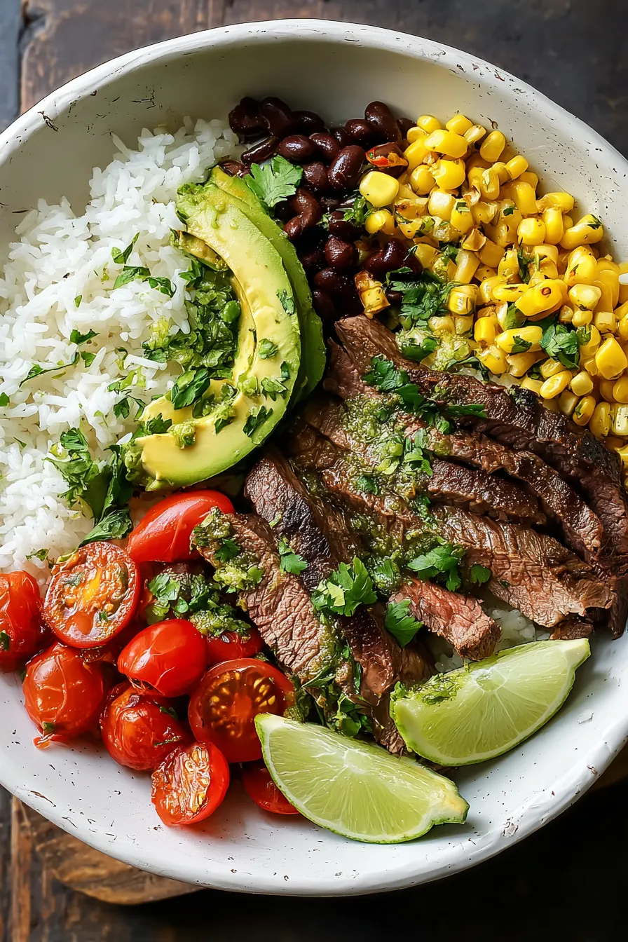 Cilantro Lime Steak Bowls – My Food Plans