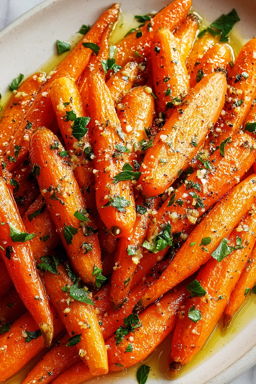 Honey Garlic Butter Roasted Carrots – My Food Plans