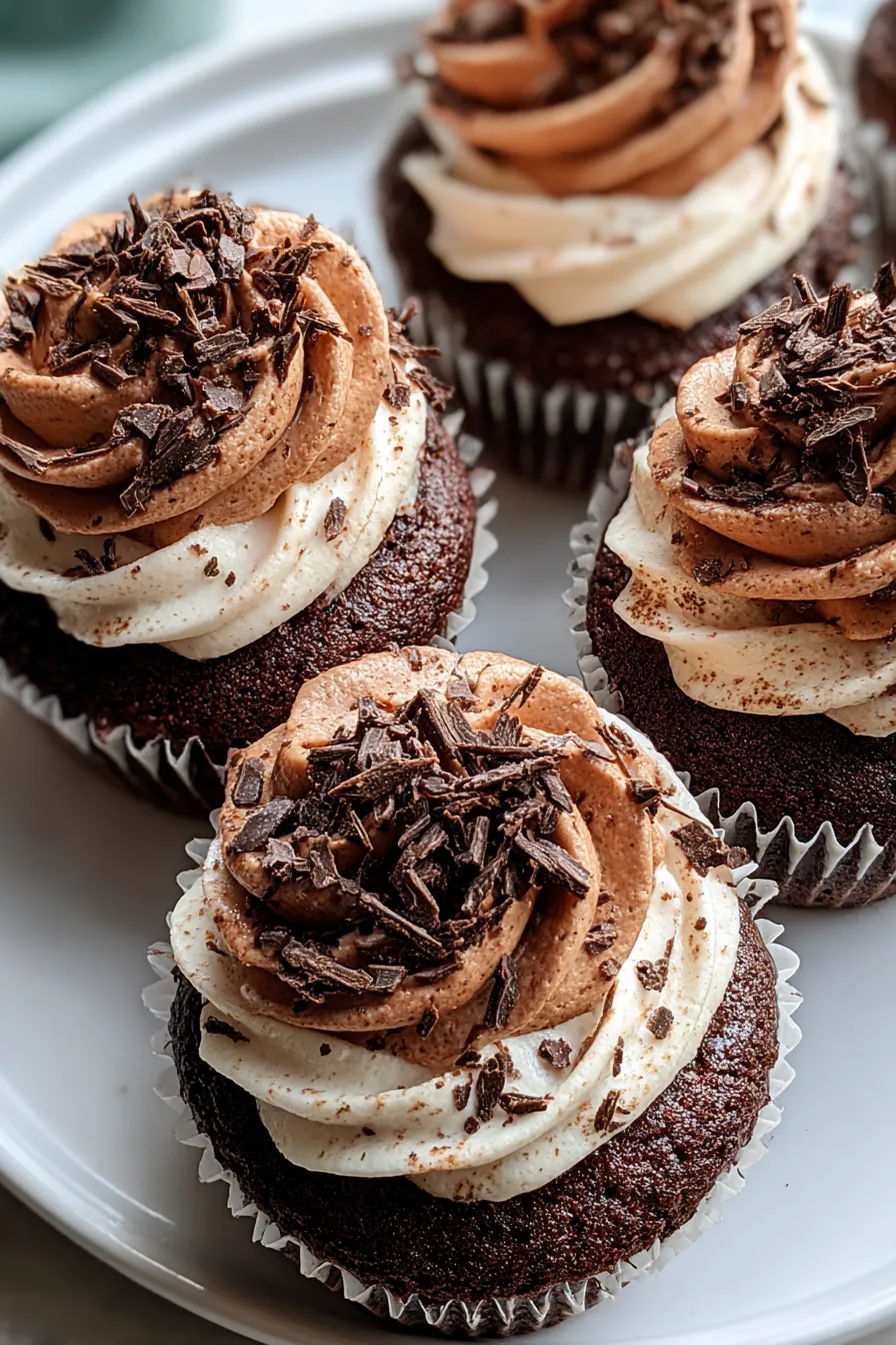 Chocolate Coffee Cream Cupcakes – My Food Plans