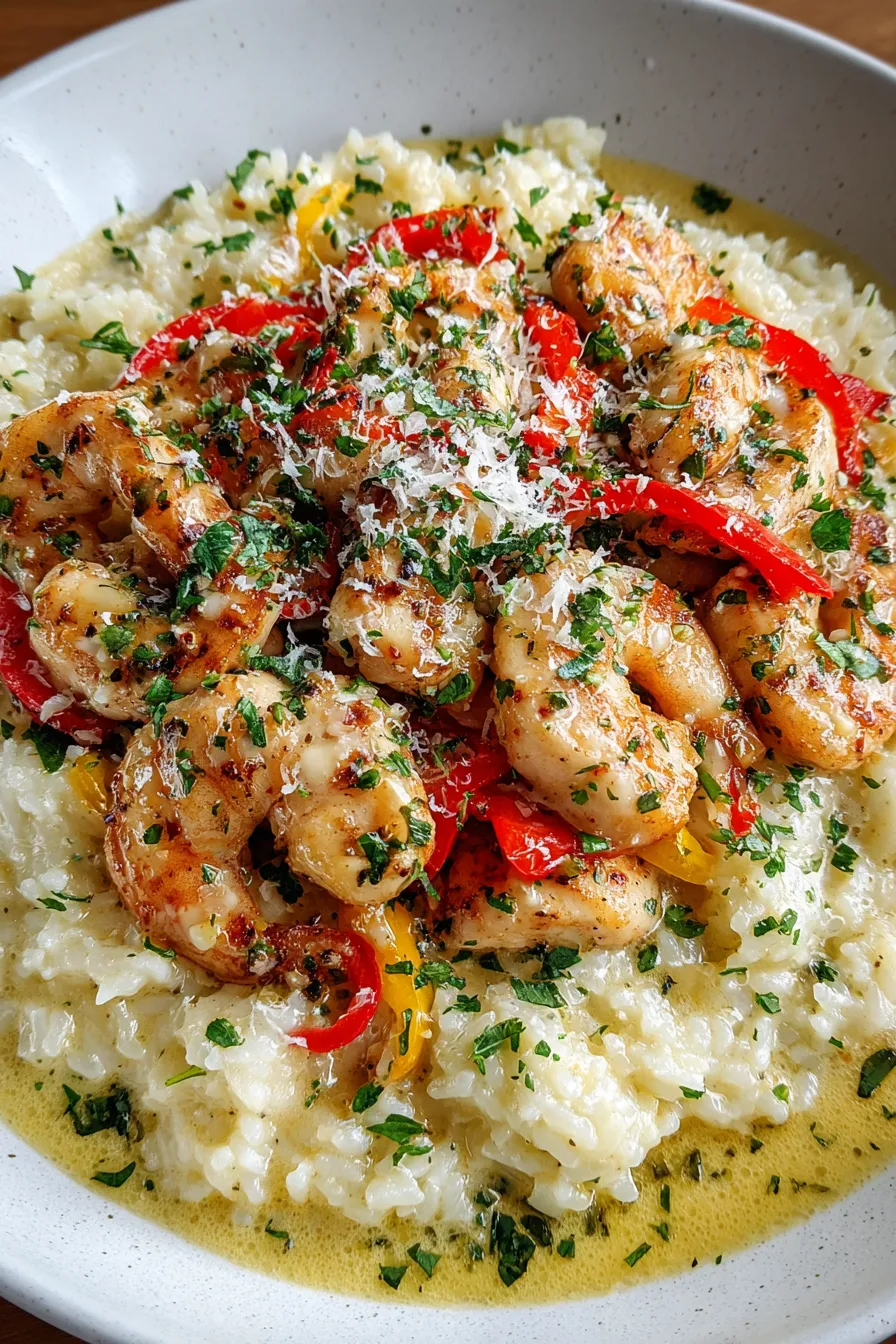 Chicken Scampi with Creamy Garlic Parmesan Rice – My Food Plans