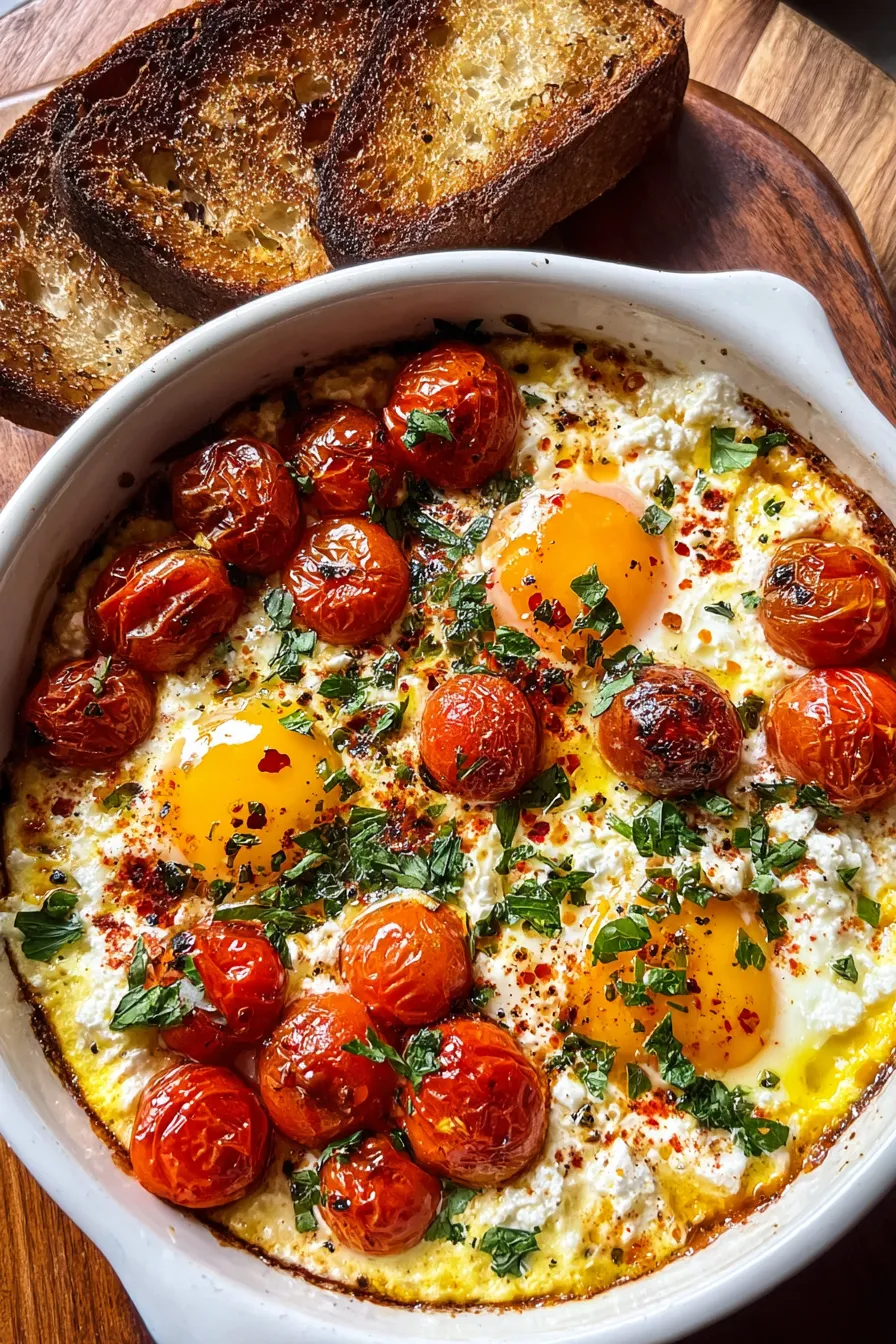 Baked Feta Eggs – My Food Plans