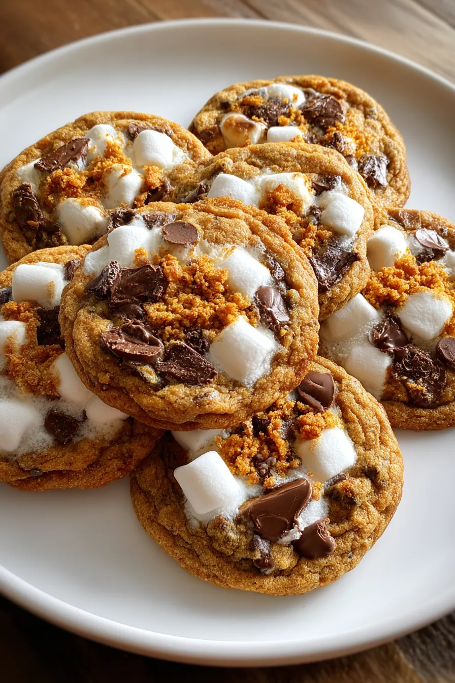 Chewy Pumpkin S’mores Cookies – My Food Plans