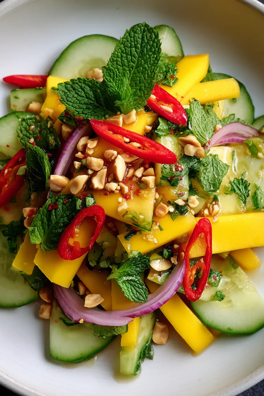 Thai Mango Cucumber Salad – My Food Plans