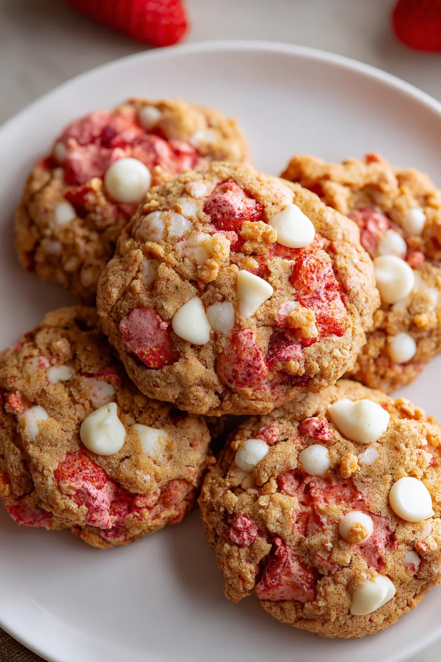 Strawberry Crunch Cookies – My Food Plans