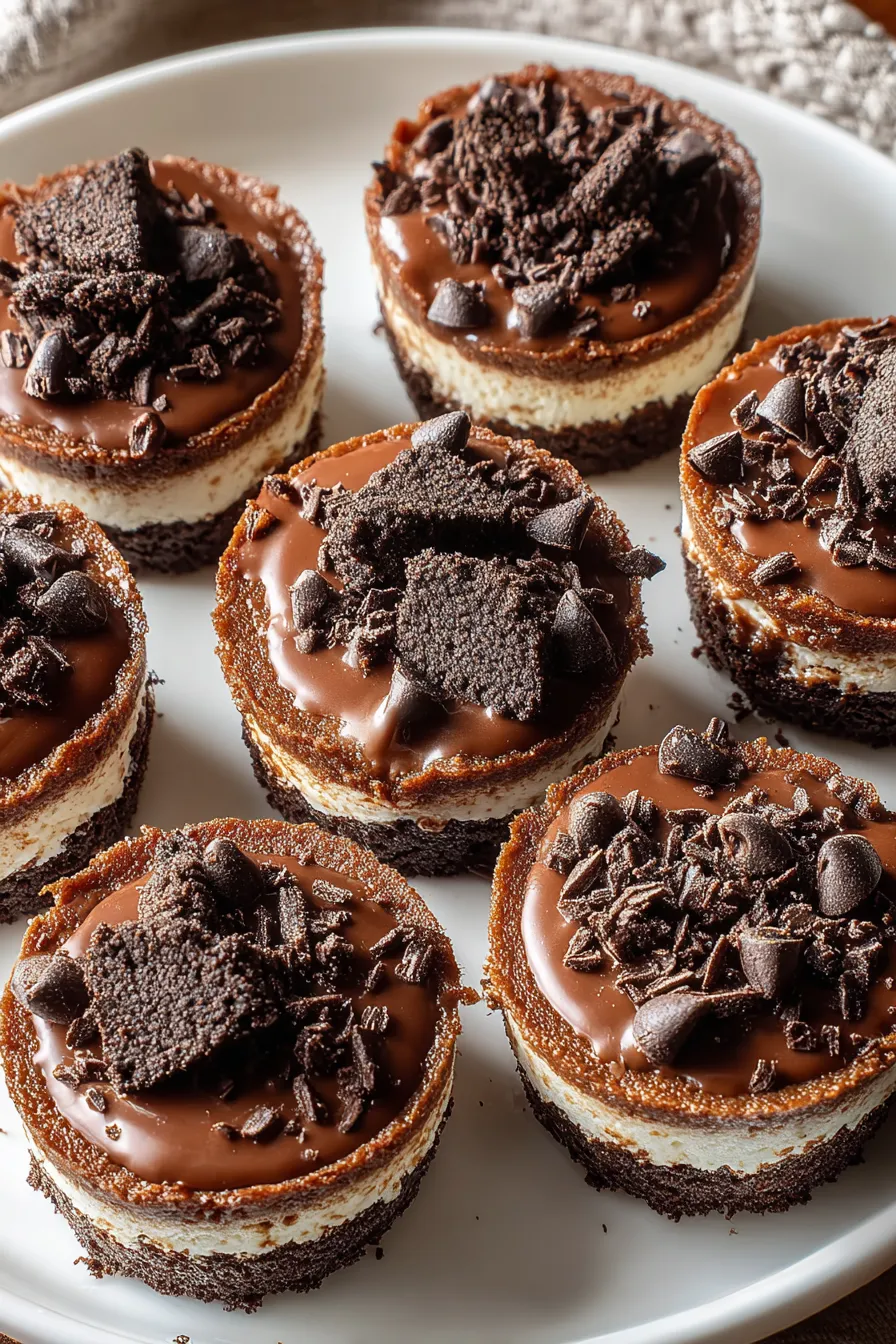 Mini Chocolate Cheesecake Bites – My Food Plans