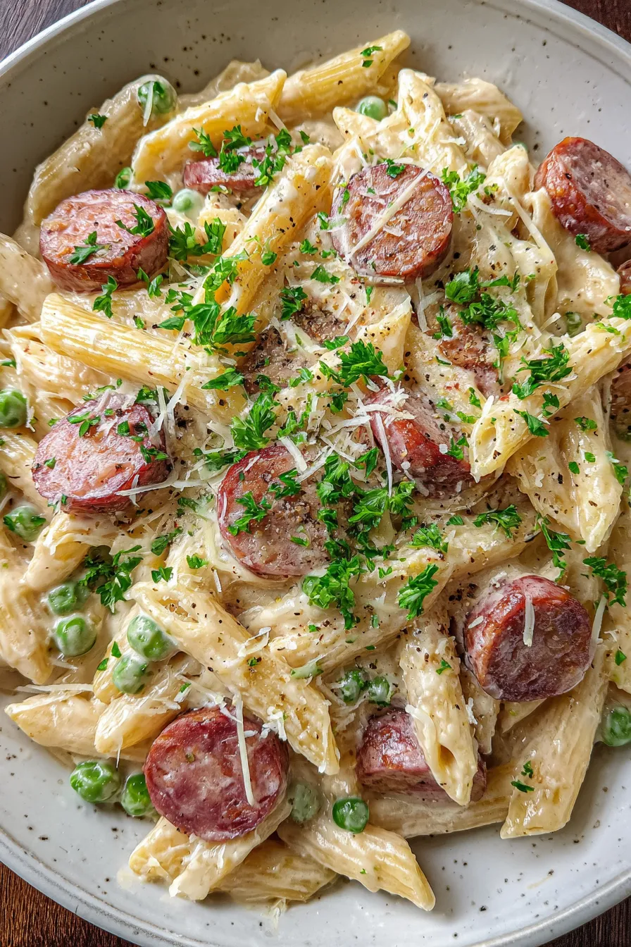 Creamy Kielbasa Pasta – My Food Plans