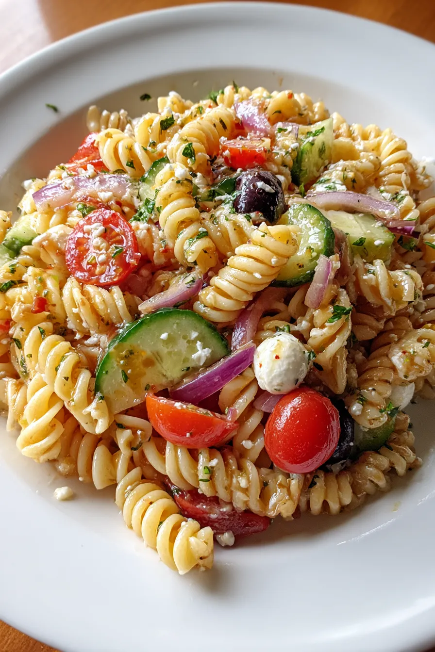 Pasta Salad With Italian Dressing – My Food Plans