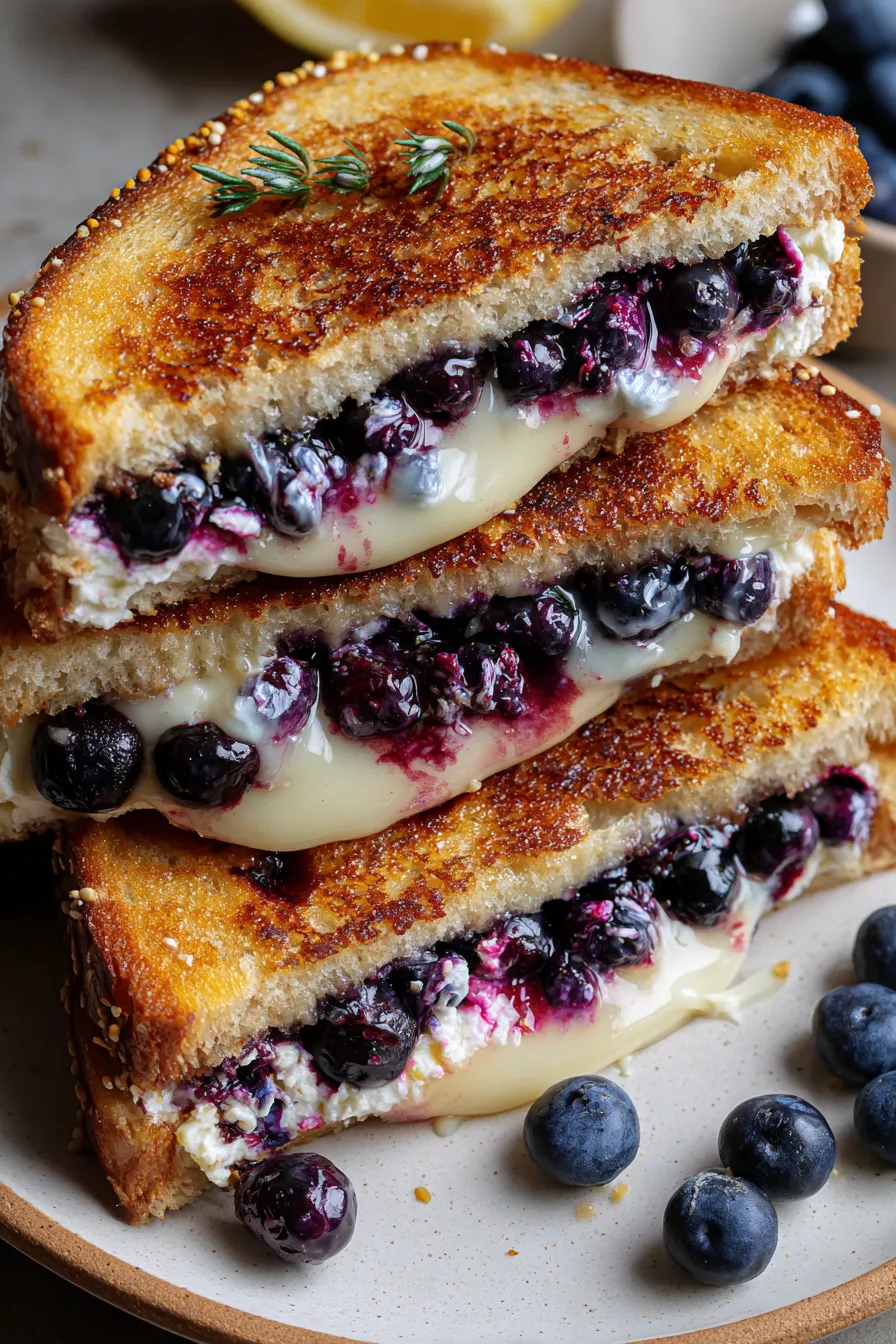 Blueberry Grilled Cheese – My Food Plans